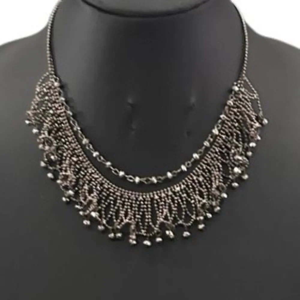 Fashion Chainmail Bib Necklace Women's 16